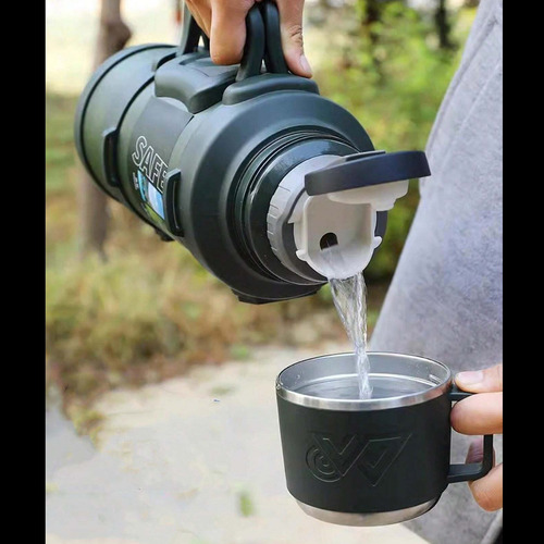 Termo 3.2 Lts Agua Infusor Acero Inoxidable Termico Camping