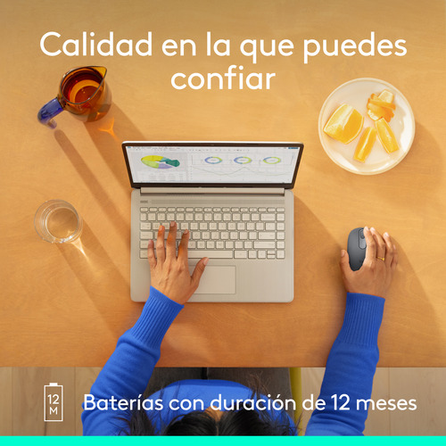 Mouse Inalámbrico Bluetooth Logitech M196 Grafito