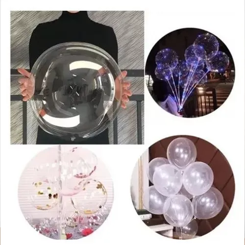 Xiaokeis Globos 50 unidades transparentes de 20cm