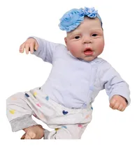 Comprar Muñeca Reborn Bebe Recién Nacida Realista De 49 Cm Con Piel