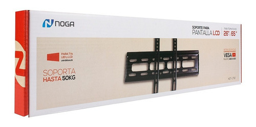 Soporte Tv 32 Fijo 26 A 65 Pulgadas 43 50 55 Vesa Noga Lt52 Color Negro