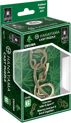 Rompecabezas De Metal Bepuzzled Enigma Hanayama (nivel 6)