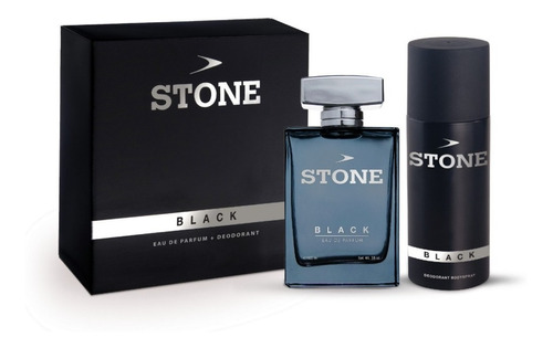Estuche Stone Premium Edp X 100 Ml + Deo (black/ Blue)