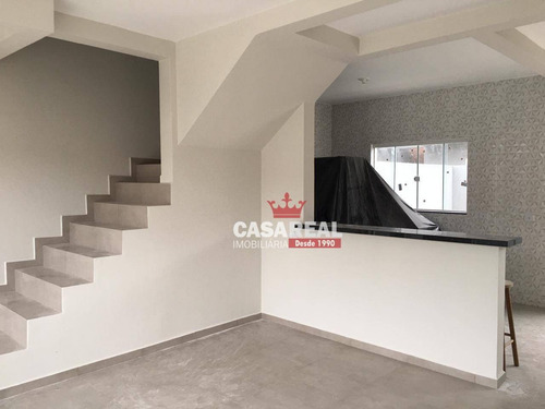 Imagem 19 de 30 de Sobrado Novo Com 3 Quartos, 03 Banheiros E 03 Vagas, À Venda Por R$400.000,00 - Brejatuba/pr - So0046