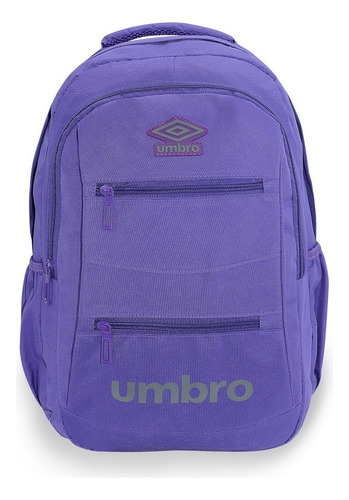 Mochila Umbro® Deportiva Casual Porta Laptop Hasta 12 Inch Color Violeta
