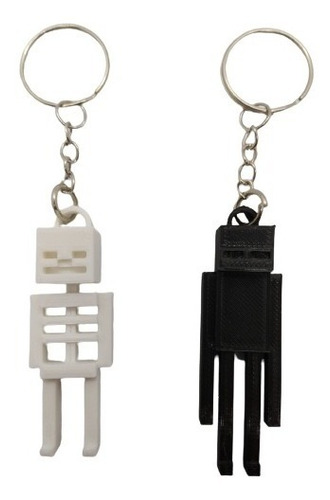 Llavero Compatible Personajes Minecraft X 10 U