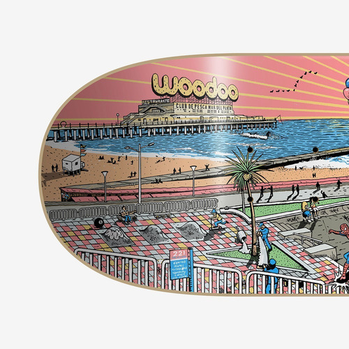 Imagen 2 de 4 de Tabla De Skate Woodoo Aruki-bristol