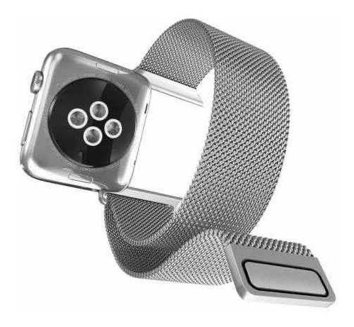 Imagem 3 de 6 de Pulseira Milanese Compatível C/ Apple Watch 42mm 44mm