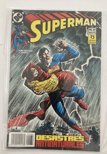 Comic Dc: Superman - Desastres Antinaturales #84. Colección Zinco