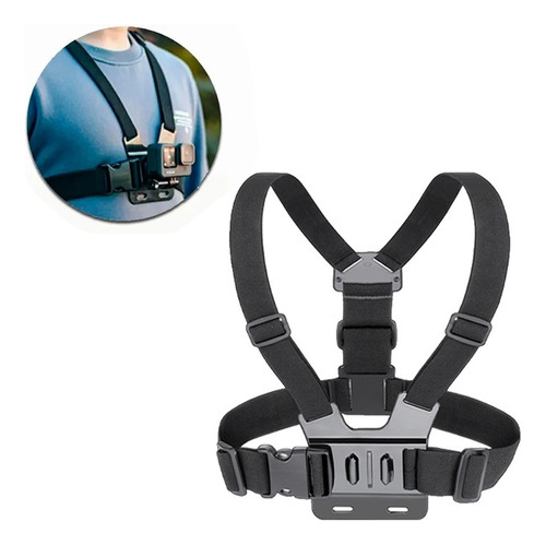 Arnés De Montaje Ajustable Correa De Pecho Para Gopro Cámara