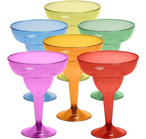 48 Vasos De Plástico Para Margarita - 12 Oz. | Copas De P...