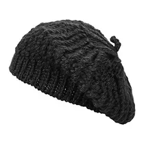 Comprar Gorros Sombreros Y Boinas De Lana Negra Talla Única