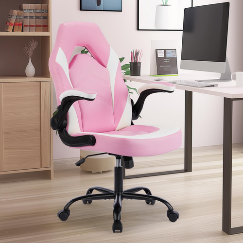 Vluoo Silla De Juegos Silla De Computadora De Piel