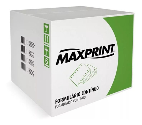 Formulário Contínuo 240x140mm 1v Razão Maxprint C/ 6000 Un