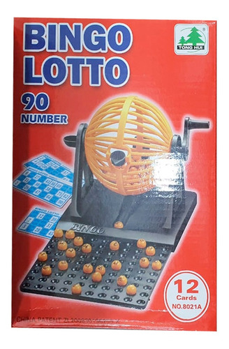 Bingo Lotto Tombola + Cartones Tamaño Medio