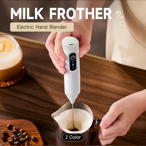Agitador De Leche Recargable Por Usb