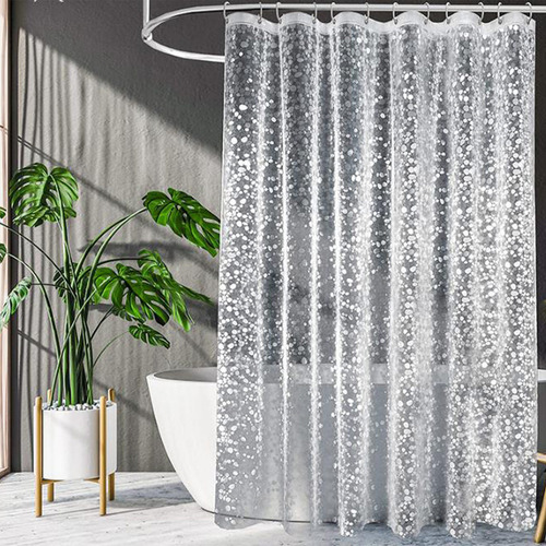 Cortina De Ducha Estampada A Prueba De V Para Baño.