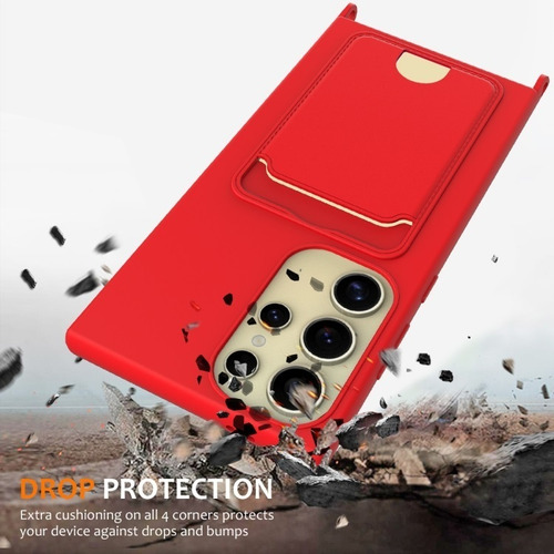 Funda De Silicona Sólida For Samsung Con Cordón, Duradera