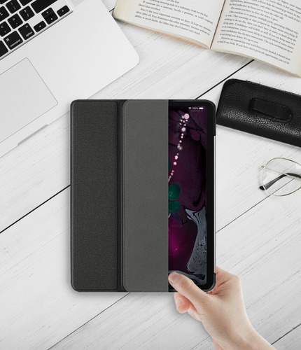 Imagen 9 de 9 de Funda Para iPad Pro 11 2018 Ringke Smart Case Cover On/off