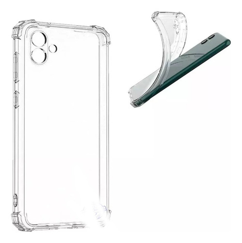 Funda Para Samsung A04  Protector Transparente Reforzada