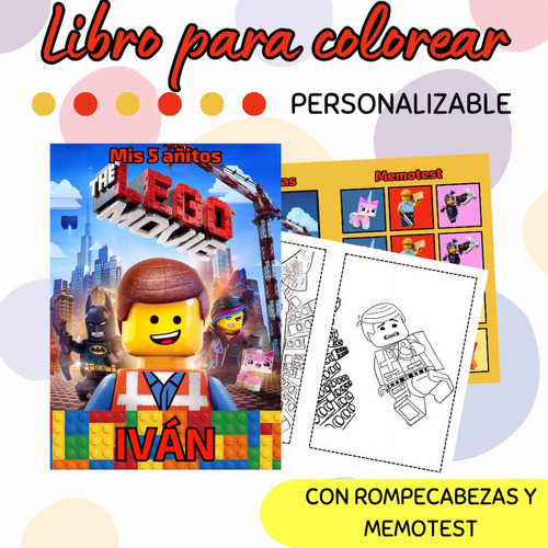 Libro Imprimible Para Colorear La Película Lego