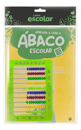 Abaco Aprenda Em Casa 100 Argolas + Livro Com Atividades