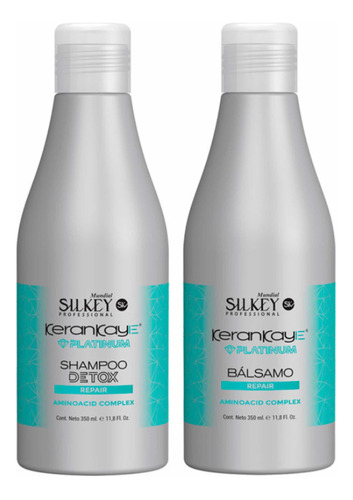 Kit Shampoo Y Bálsamo Detox Perfil Repair C/u 350ml Silkey