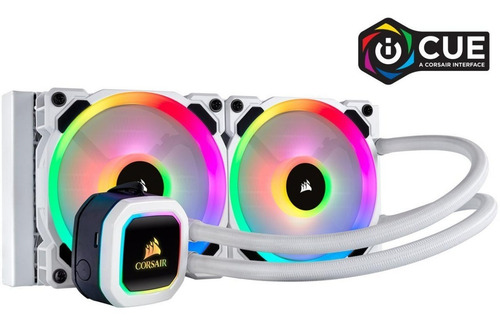 Enfriamiento Liquido Corsair H100i Rgb Platinum Se Blanco