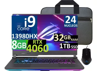 Asus Rog Strix G16 Core I9, 32gb Ddr5, 1tb Ssd Rtx4060 8gb