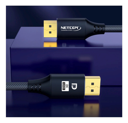 Cable Displayport Netcom De 5 Metros Uhd 8k