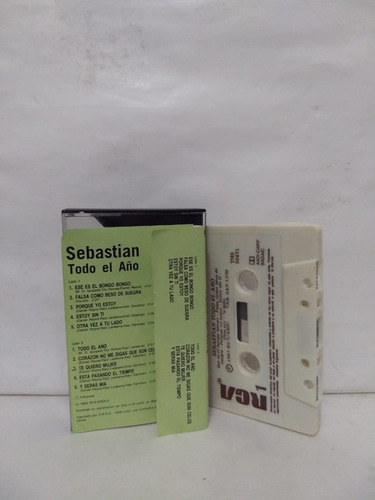 Sebastian - Todo El Año - Rca - Cassette - Arg!!