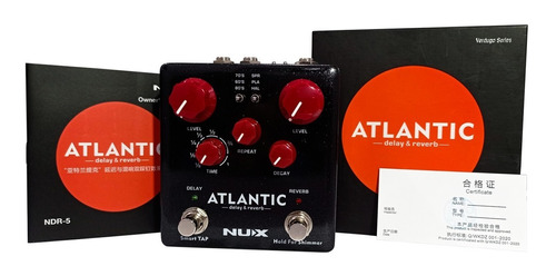 Pedal Nux Atlantic Delay & Reverb Verdugo Series Ndr-5 Ndr5