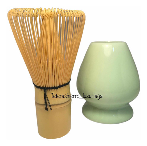 Imagen 3 de 3 de Batidor Bambú Para Té Matcha Chasen