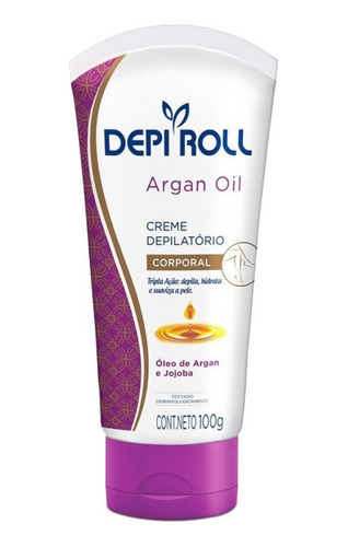 Crema Depilatoria Corporal Con Argan Oil X100g Depiroll