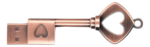 Flash Disk Metal Portátil Retro En Forma De Corazón Descubie