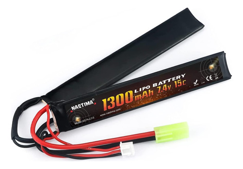 Bateria Mini Tamiya 7.4v 1300mah Lipo 2s 15c