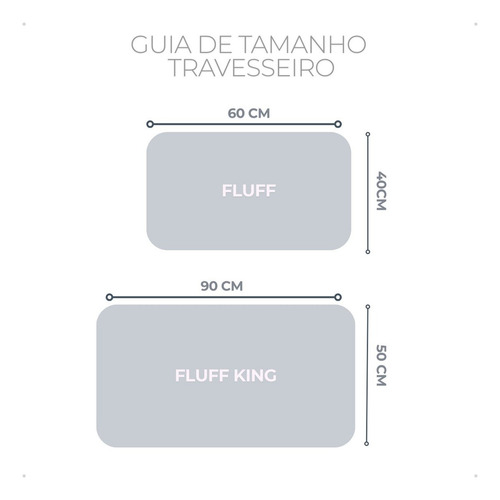 Travesseiro Zissou Fluff King Microfibra Soft