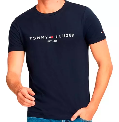 Camiseta Tommy Hilfiger Masculina Core Logo Tee Vermelha