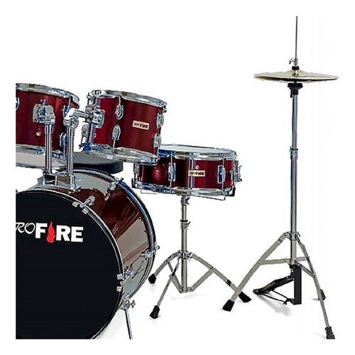 Bateria Profire By Spanking Com Bumbo De 22 - Vinho