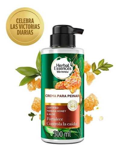 Crema Para Peinar Herbal Essences Bio:renew Miel De Manuka Y