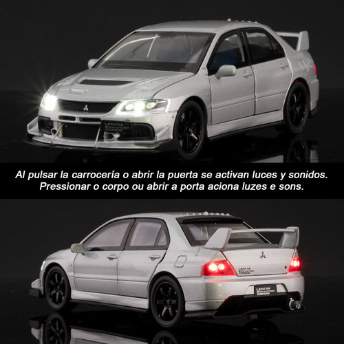 Velozes E Furiosos Mitsubishi Evolution Miniauto Metal Carro