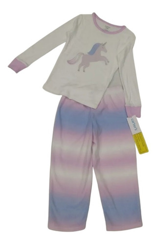 Carters 2 Pz Pijama Niña Pantalón Polar Unicornio Talla 4