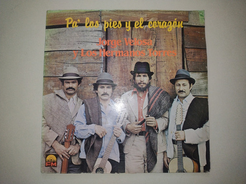 Lp Vinilo Disco Acetato Velosa Y Hermanos Torres Parranda