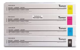 Toner Compatible Para Ricoh Mp C3003, C3503, C3004 Por Juego