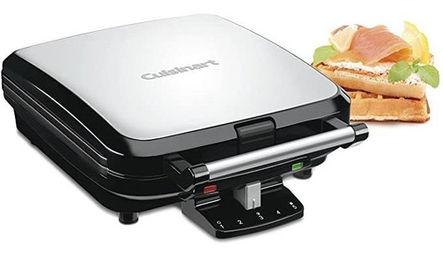 Cuisinart Waffle Maker Belga De 4 Rebanadas, Acero Inoxidab.