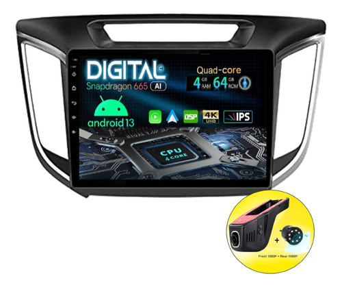 Radio Pantalla Android Hyundai Creta