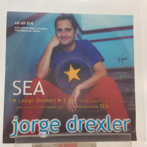Jorge Drexler - Sea - Cd Single - Ex