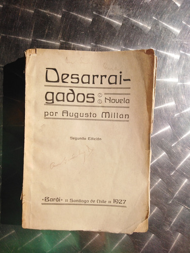 Libro ( Novela De Costumbres Chilenas Publicado En 1927 )