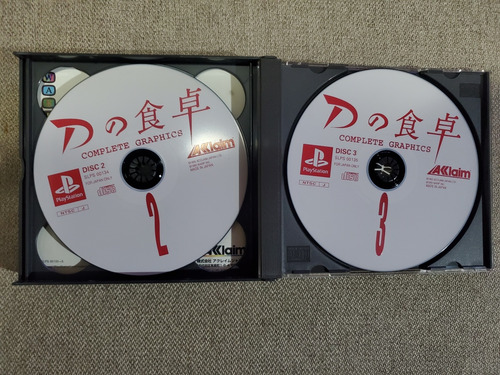 D No Shokutaku Complete Graphics Ps1 - Completo (Usado)