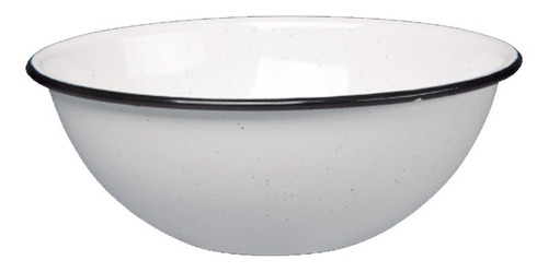 Bowl Acero Esmaltado Blanco 500 Ml Cinsa